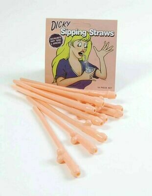 Dicky Sipping Straws (pack 10)