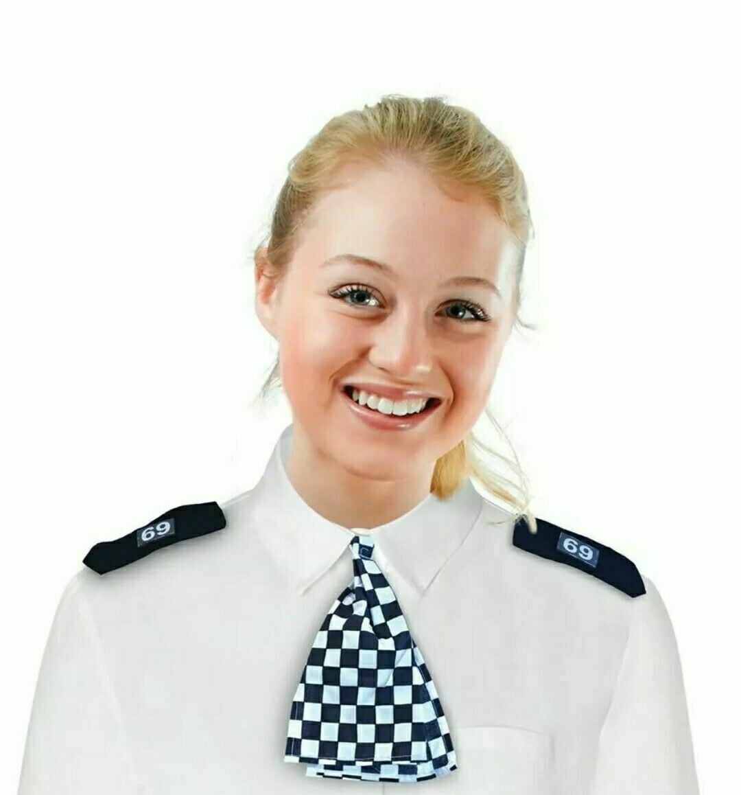 Adult Ladies WPC Police Woman Officer Scarf &amp; Epaulettes​