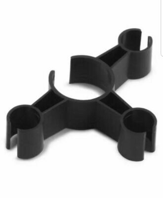 Black Ice Fountain Clip for Wine or Champagne