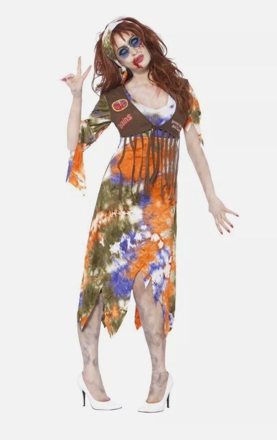 60’s Sixties Zombie Hippy Costume (WC97)