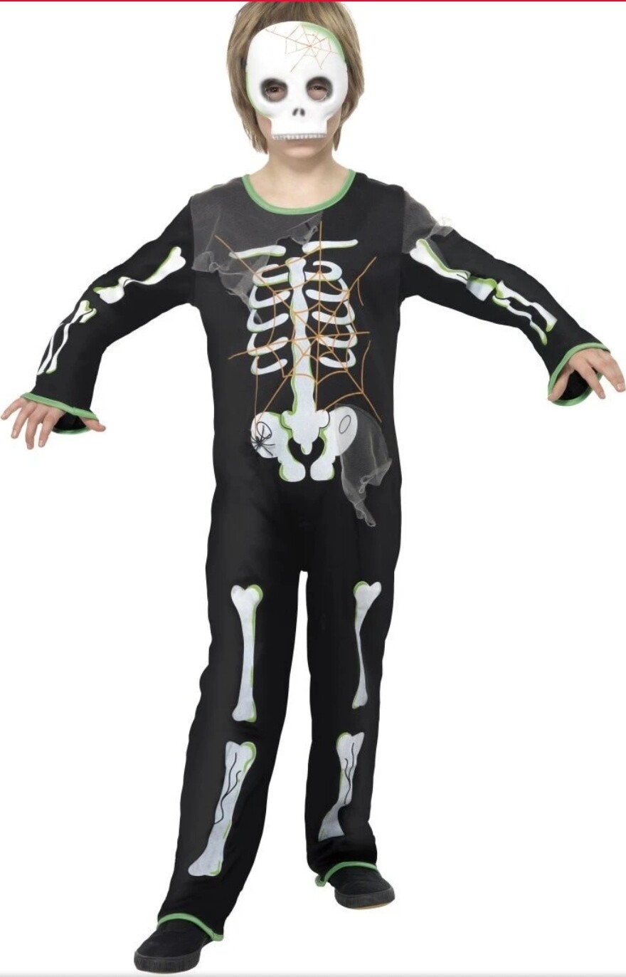 Skeleton Bodysuit &amp; Mask 7-9 (C22)