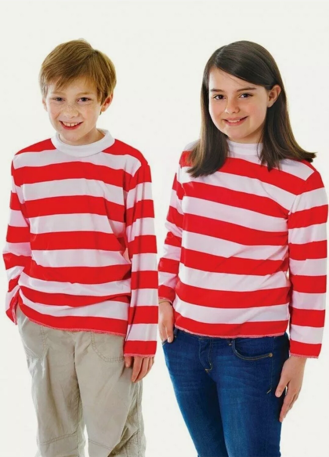 Red White Striped T Shirt 7-9