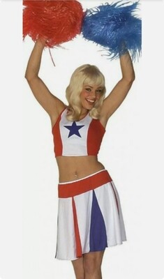 Ladies Cheerleader Costume size M (C22)