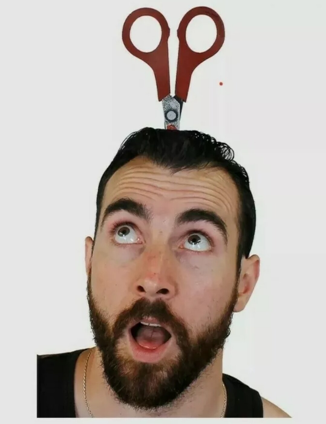 SCISSORS THROUGH HEAD HEADBAND