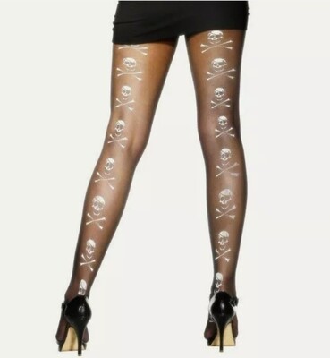 Womens Skull Crossbones Tights