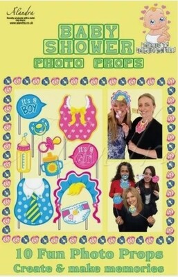 Baby Shower Photo Booth Props (W43)