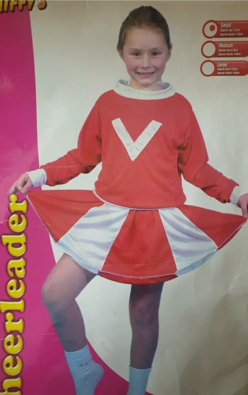Girls Cheerleader age 3-5 (WC37)