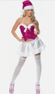 Fever Holiday Cheer costume - Hot Pink Size M (C22()