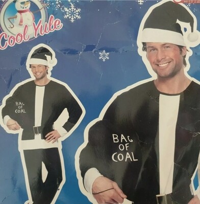 Santa for the Naughty List black Costume - size M