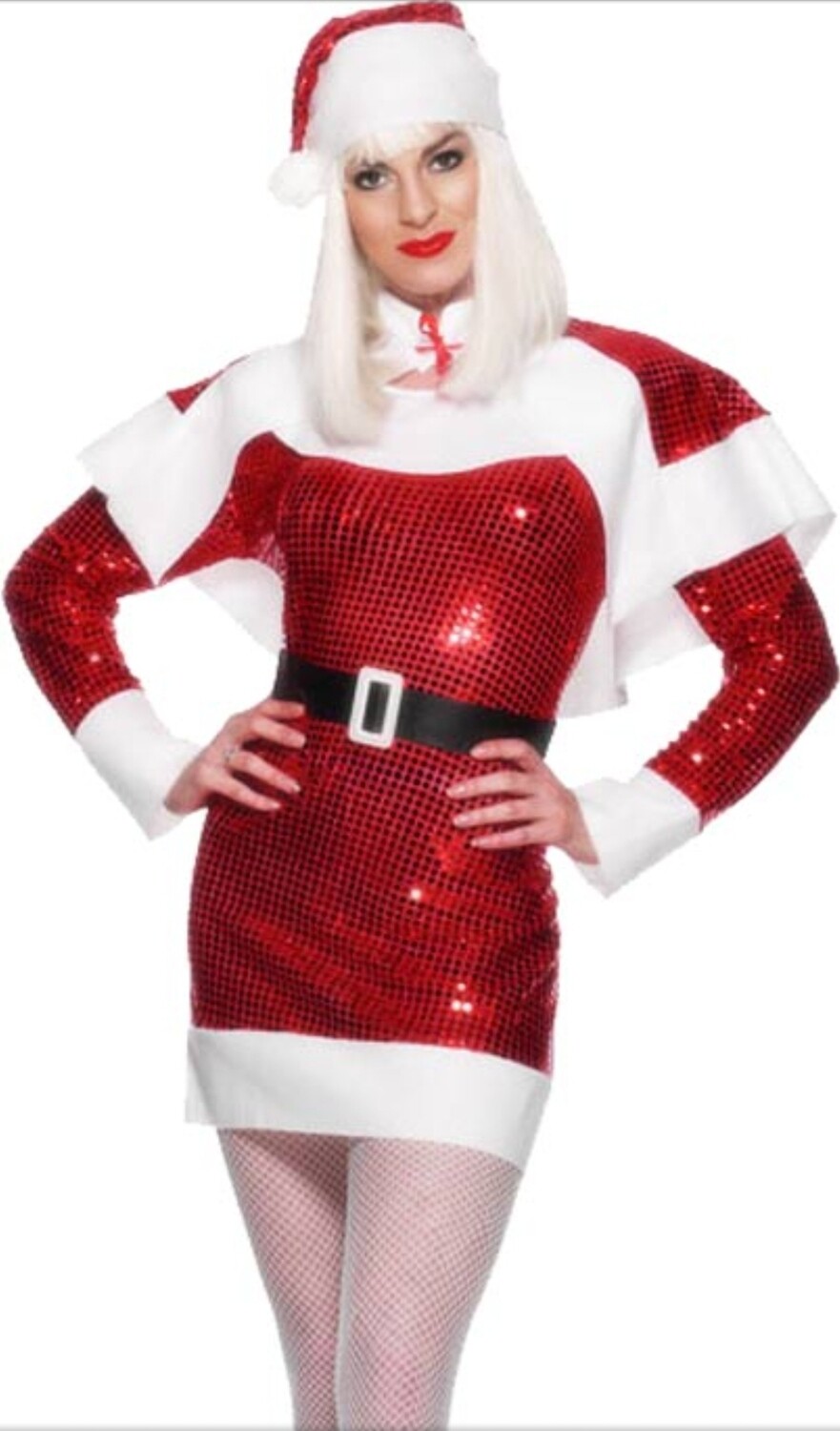 Miss Sequin Santa size S 8-10