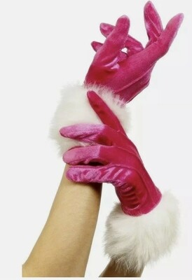 MISS SANTA PINK GLOVES (C22)