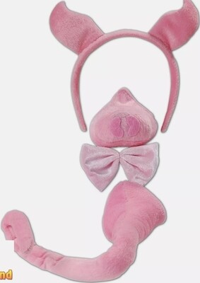 PINK FARM ANIMAL PIG SET WITH SOUND PANTO BOOK WEEK (C22)