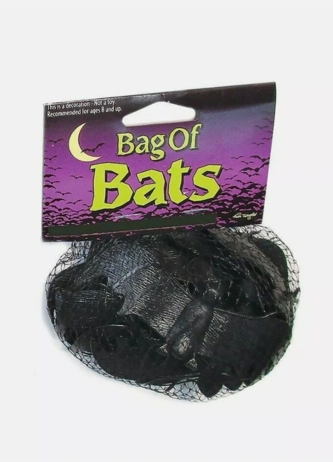 Bag of 15 Black bats