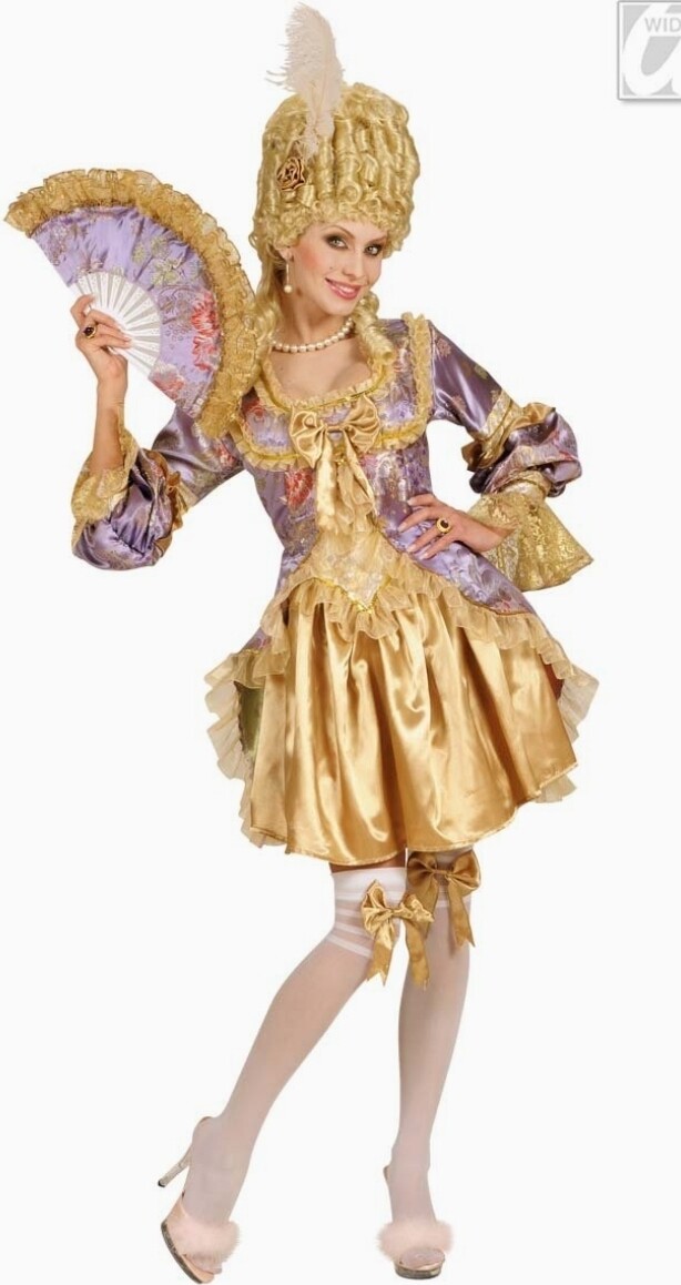 Ladies MARQUISE DE POMPADOUR Costume for Regency Court Princess Queen M