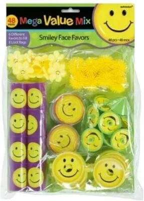 Smiley Face Mega Mix Value Pack Favour