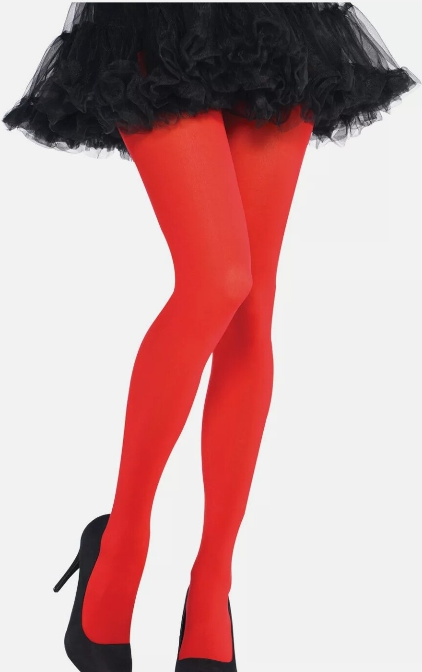Ladies Red Tights size Medium