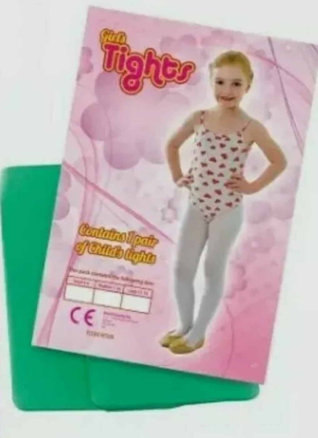 Girls Green Tights Ballet Tap Dance