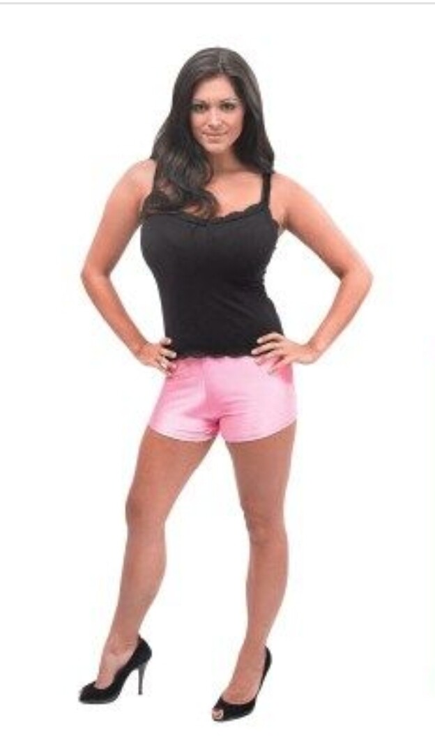 Sexy Pink Hot Pants 8 - 10 (C22)