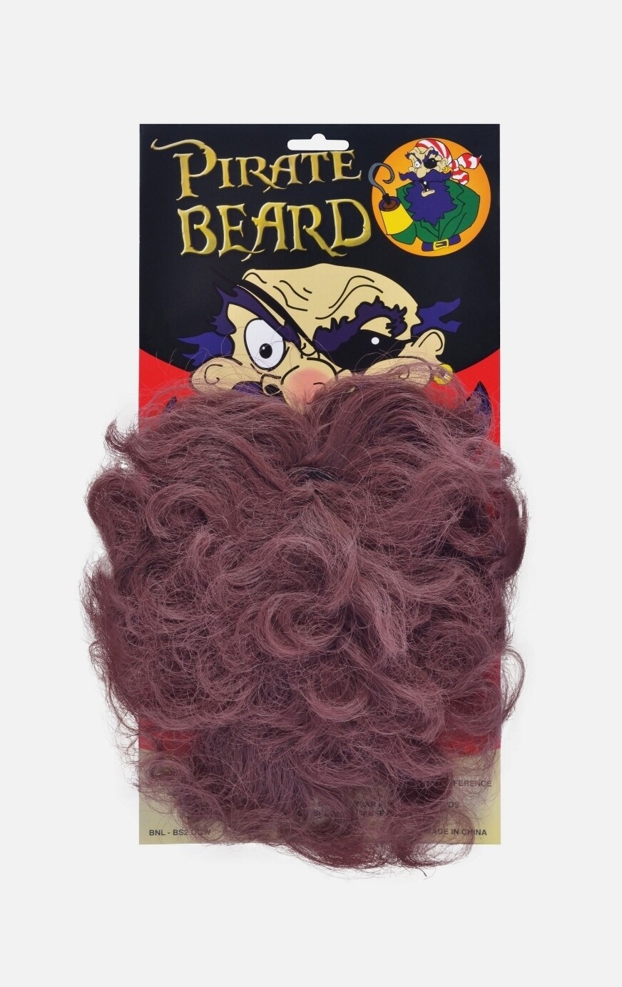 Bristol Novelty Unisex Pirate Fake Beard Brown (W34/24)