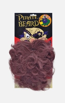 Bristol Novelty Unisex Pirate Fake Beard Brown (W34/24)