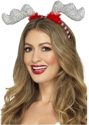 Glitter Reindeer Antlers Headband