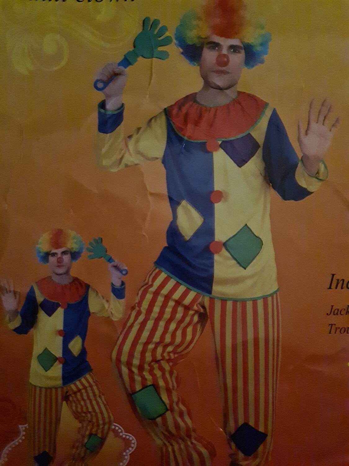 Adult clown Costume
