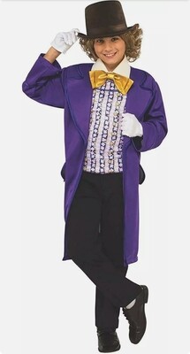 Rubie&#39;s Official Willy Wonka and The Chocolate Factory Childs Costume 3-4 yrs