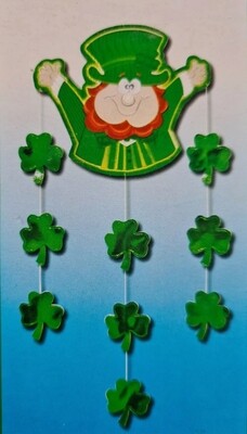 St Patricks Day Hanging Decoration Lucky Leprechaun 61cm