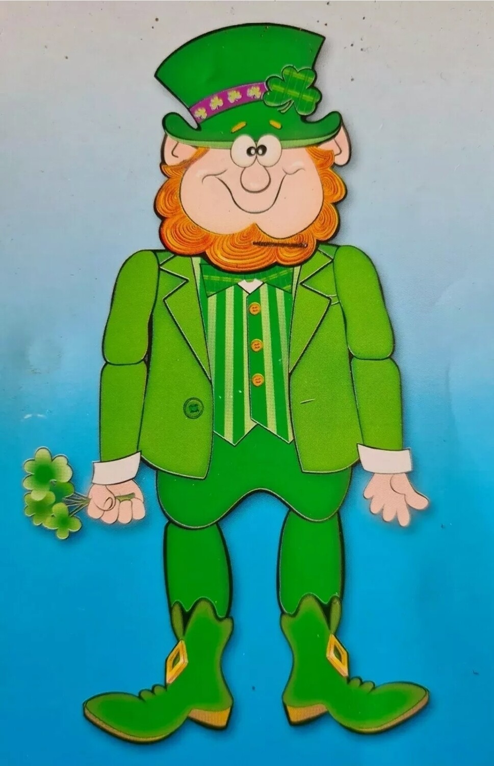 St Patricks Day Jointed Leprechaun Cut Out (44&quot; / 111cm)