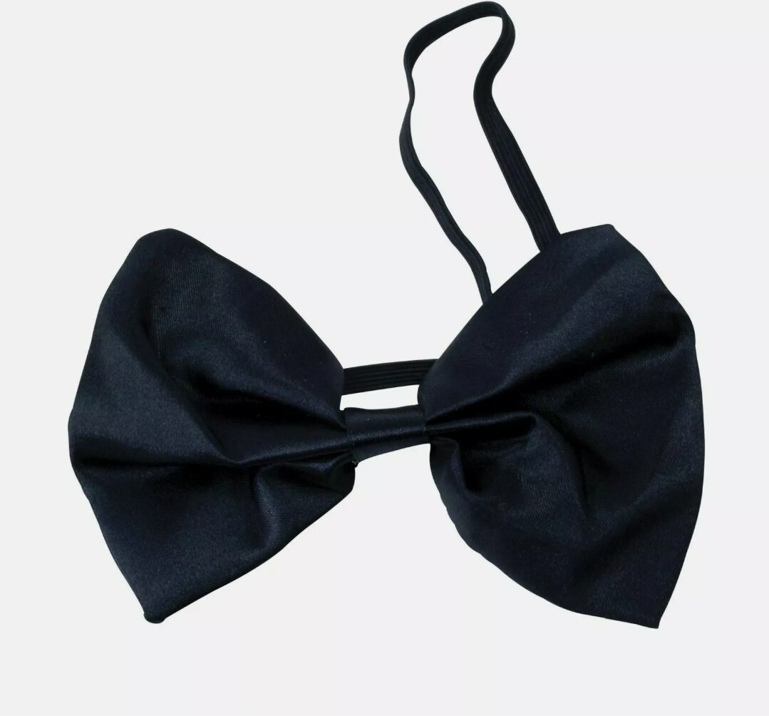 Novelty Bow Tie Black Fancy Dress (C23)