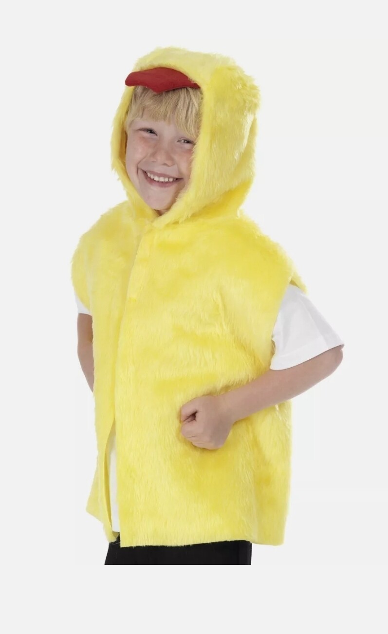 Children’s Kids Boys Girls Chicken Tabard Fancy Dress