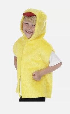 Children’s Kids Boys Girls Chicken Tabard Fancy Dress