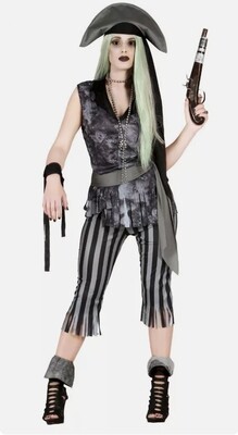 Ladies Zombie Pirate Costume (WC75)