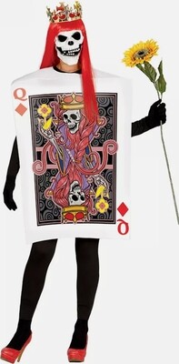 Playing Card Costume Halloween Zombie Queen (WC76)