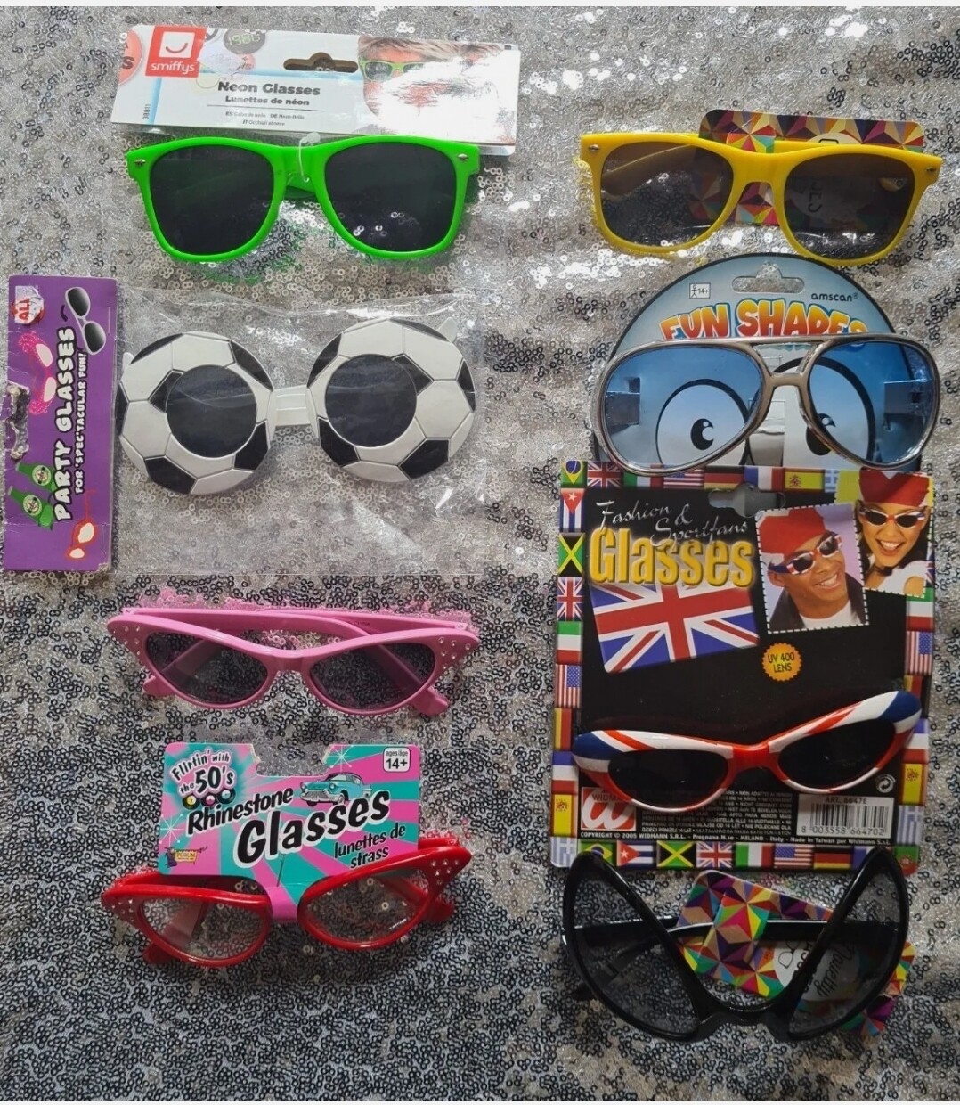 Set of 8 Plastic glasses