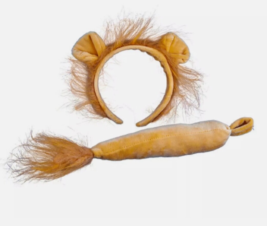 Lions Ears &amp; Headband Set Adult/Child (W25)
