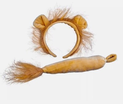 Lions Ears &amp; Headband Set Adult/Child (W25)