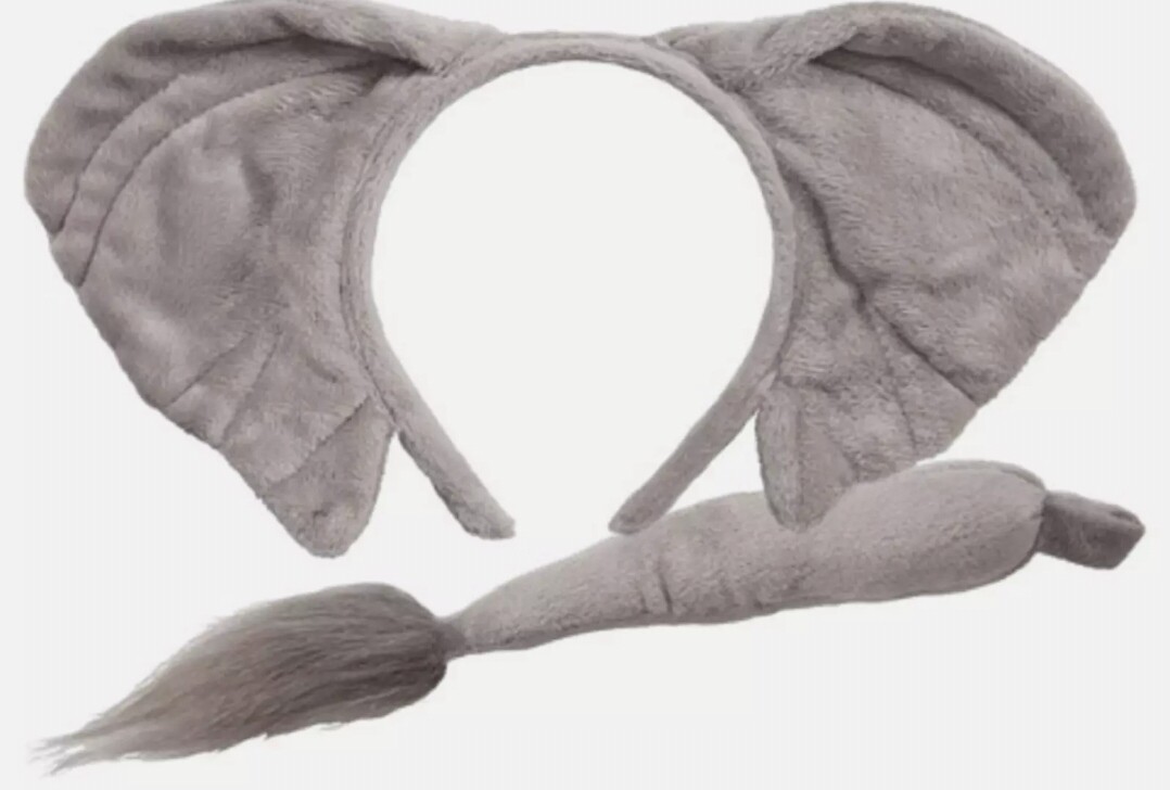 Adult / Child Elephant Ears and Tail Set (C22)