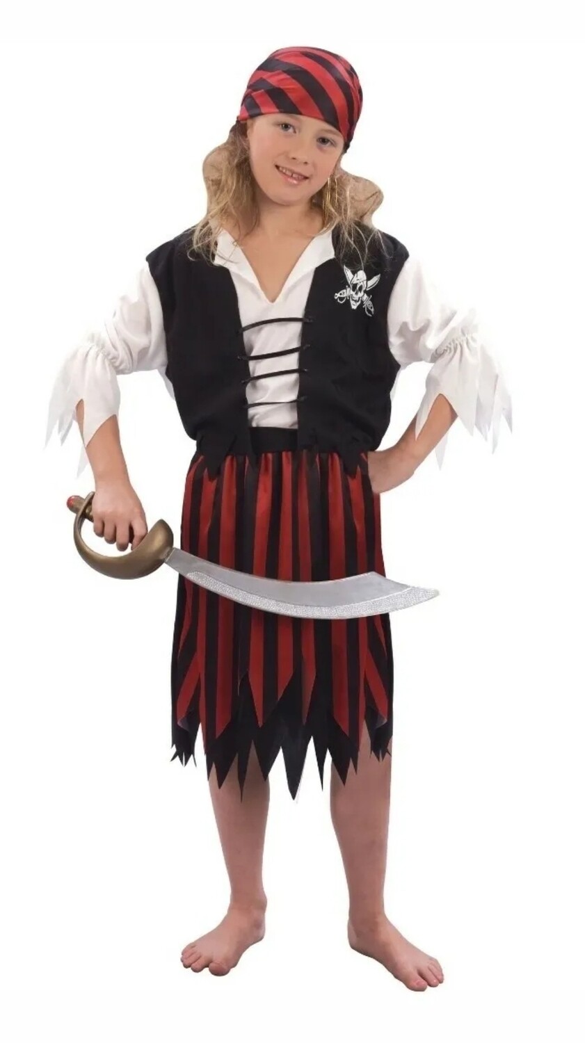 Pirate Girl Costume 8-10 (WC8/24)