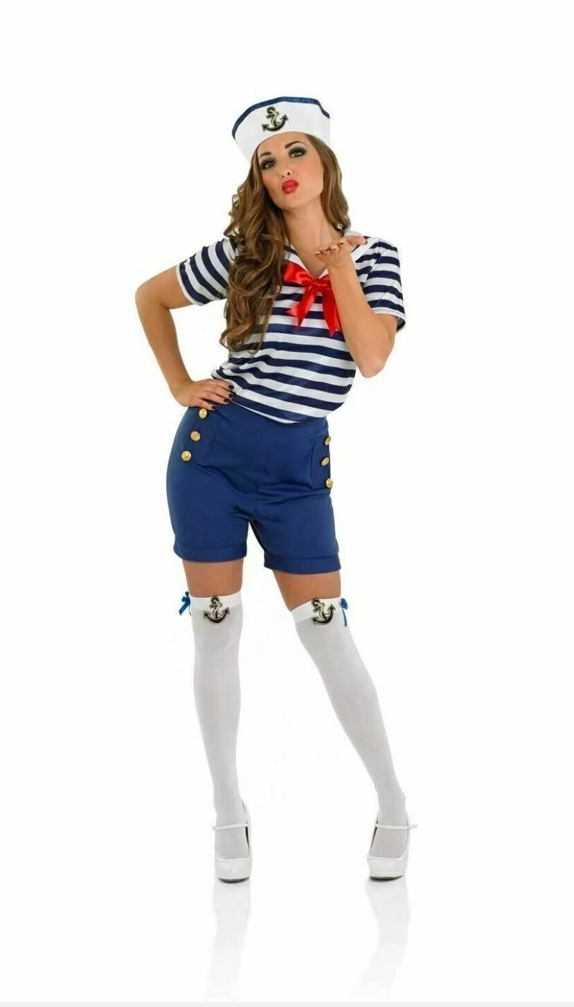 Sassy Sailor Girl Costume M Ladies (C22)