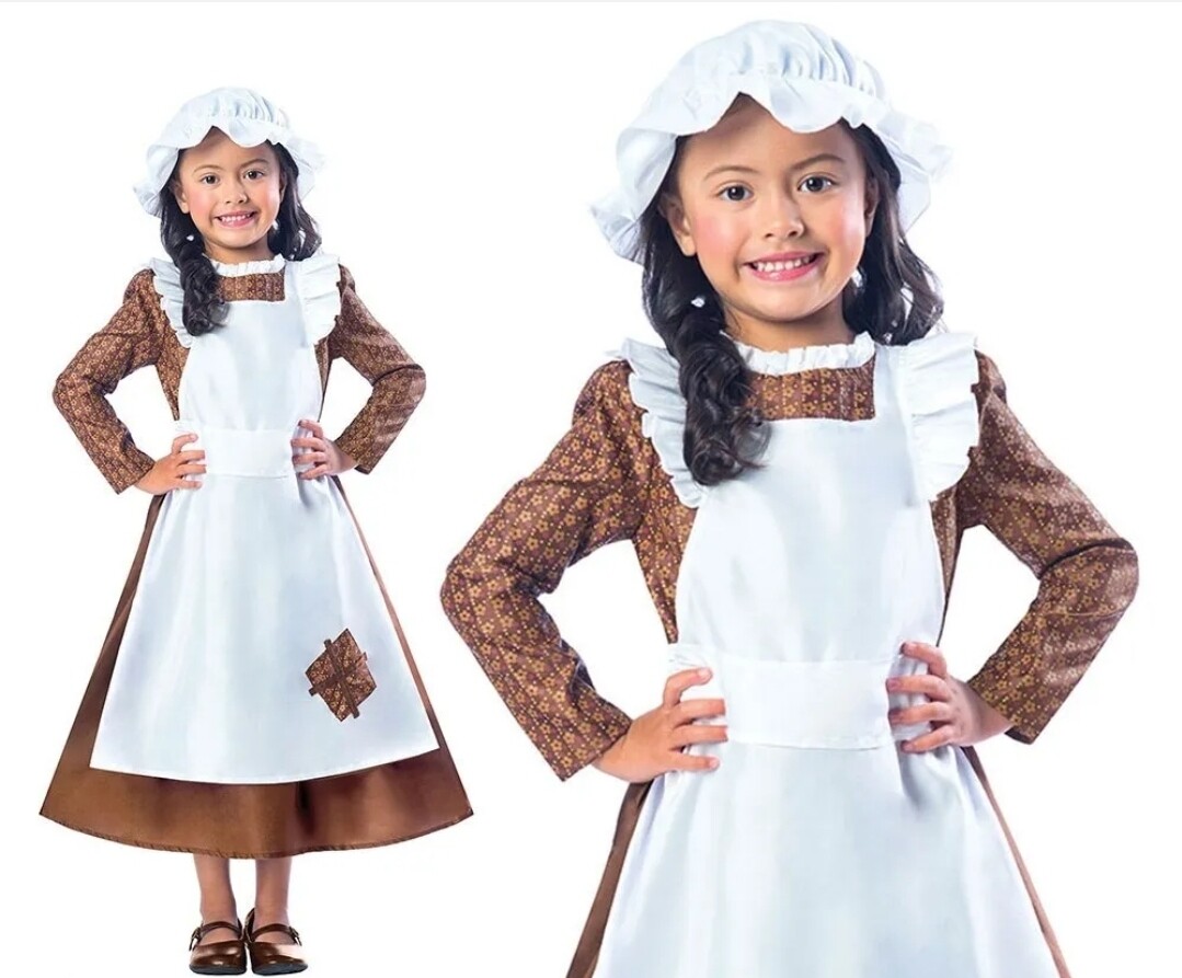 Kids Victorian Girl Costume 3-4 (WC63)