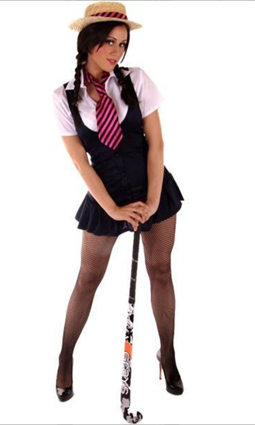 Sexy School Girl St Trinians Costume One Size (C22)