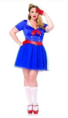 Ladies Ahoy There Honey Costume 16-20 (WC90)