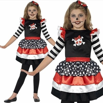 Skully Girl Costume 4-6 (WC44)