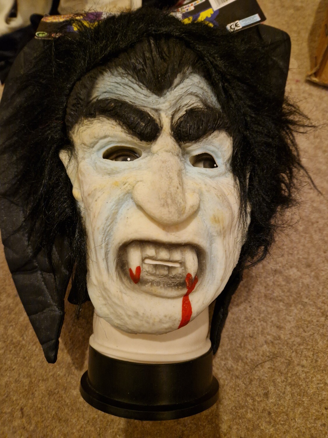 Vampire mask with Hood Adult (C22)
