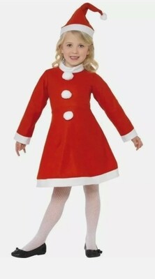 Santa Girl Costume 4-6 (WC68)