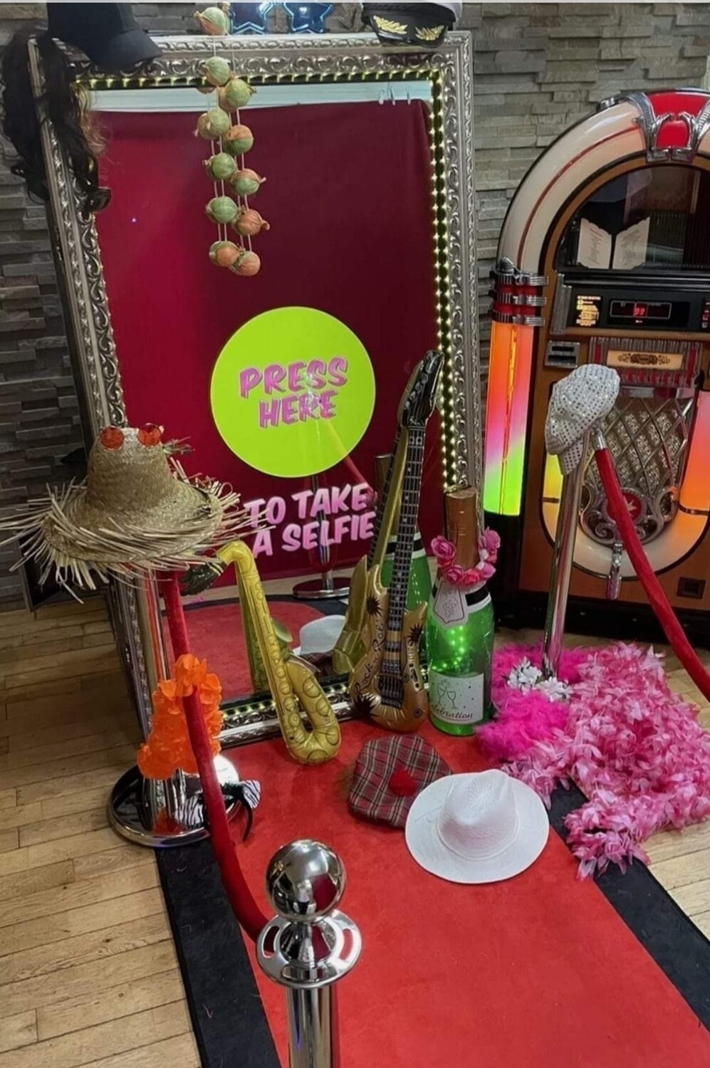 Magic Mirror photo booth 2 hour hire