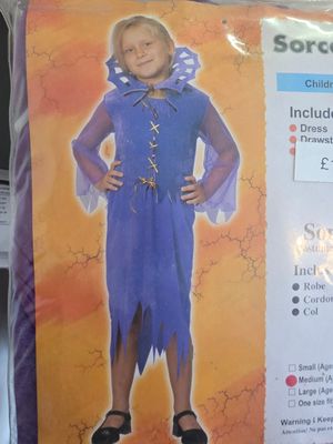Sorceress Costume 7-10 Yrs