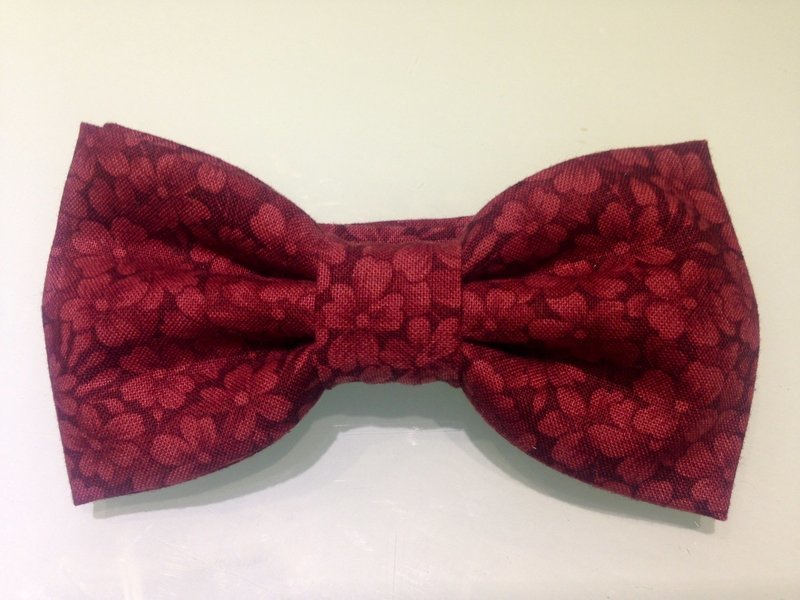 Gravata Floral Vermelha