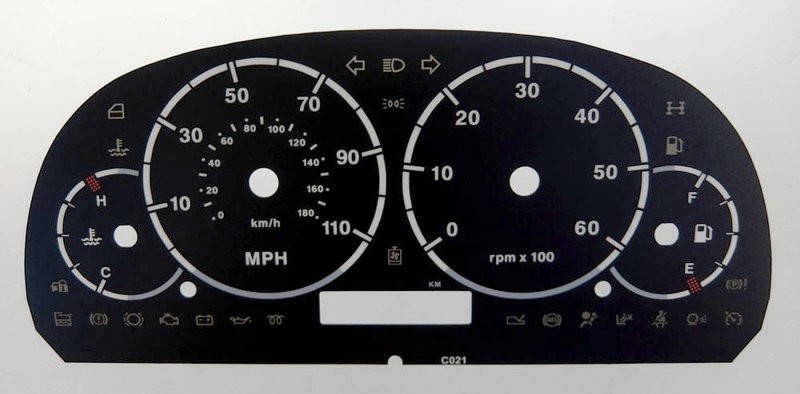 DUCATO MPH DIAL CONVERSION